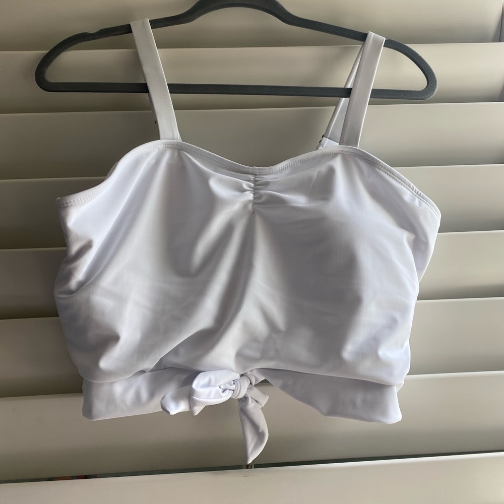 Crop Top Tie Bikini Top
